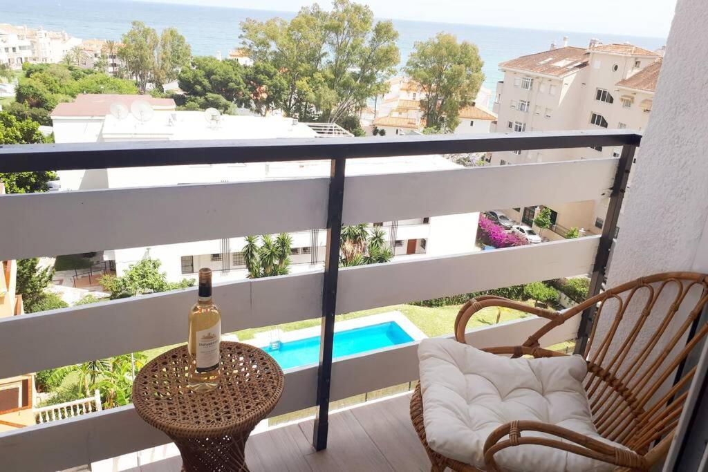 Modern Studio Near Beach. Sea, Pool And Wi-Fi ベナルマデナ エクステリア 写真